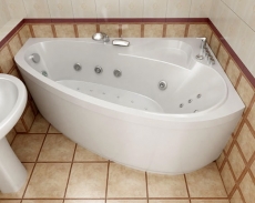 Акриловая ванна TRITON Пеарл-Шелл (левая/ правая) 160x104 - фото для каталога