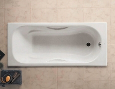 Чугунная ванна ROCA MALIBU 160х70 см без ручек  - фото для каталога