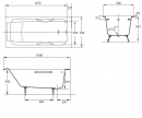 �������� ����� Jacob Delafon Parallel 150x70 c ������� 11421 150x70 � ������ � �������� �������� MissAqua - ���� 1