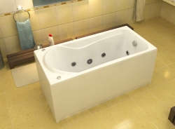 Акриловая ванна BAS Бриз 689 150x75 – купить в интернет магазине MissAqua