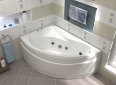 Акриловая ванна BAS Вектра 150x90 - фото для каталога